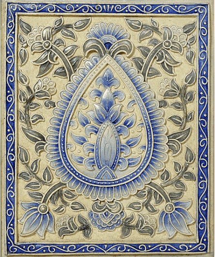 Azure Paisley Bloom